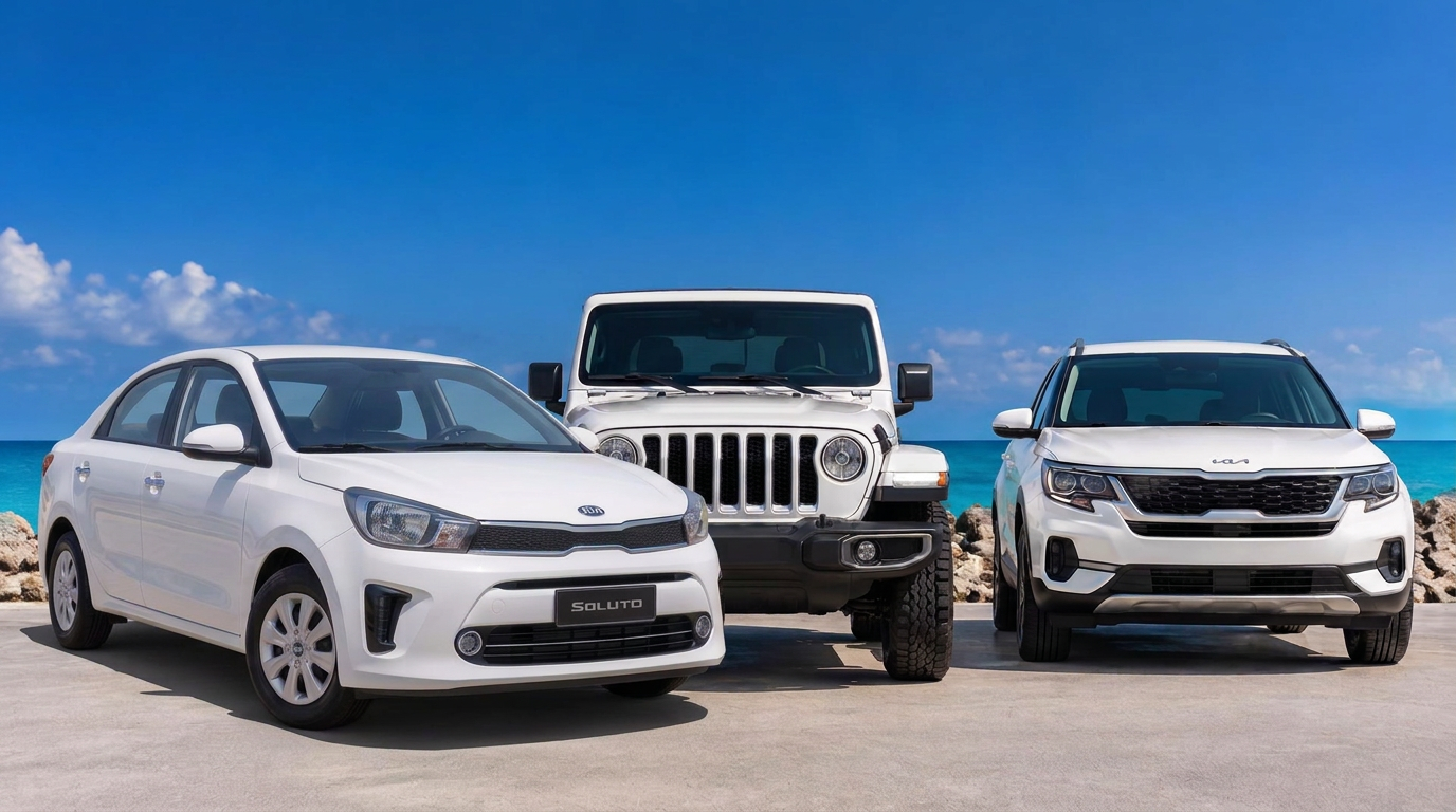 Swift Wheels rental vehicle ready for an Aruba drive